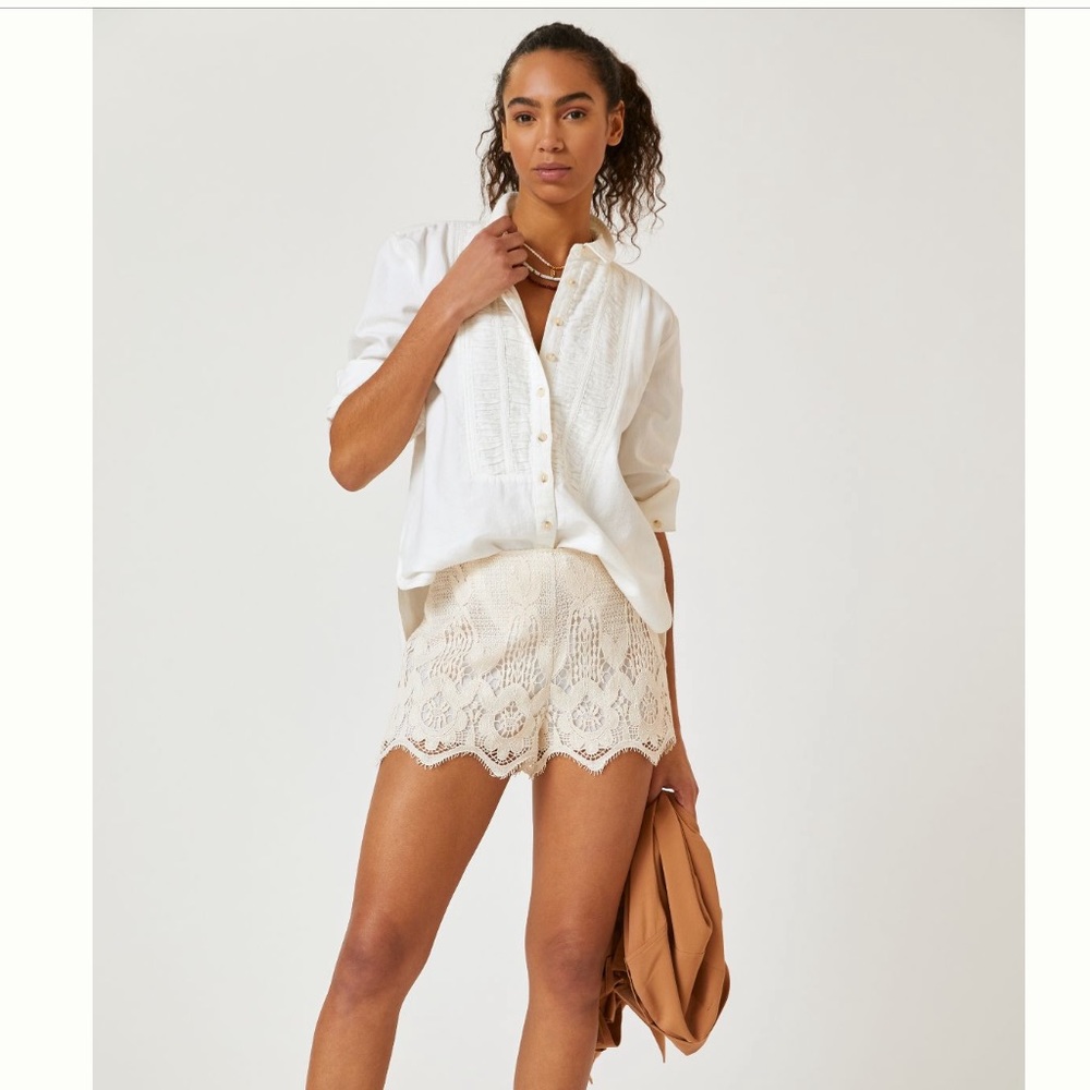 Anna sui lace shorts